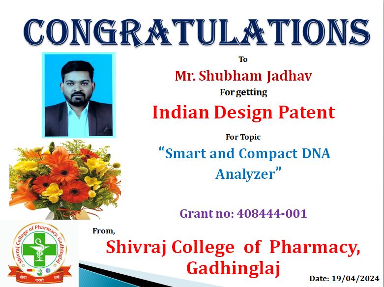 Congratulations - SMJ Indian Design Patent